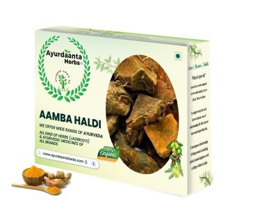 Amba Haldi Powder | Curcuma Aromatica | Ayurvedic Skin Brightener for Acne, Pigmentation & Inflammation Relief – Ayurdaanta Herbs