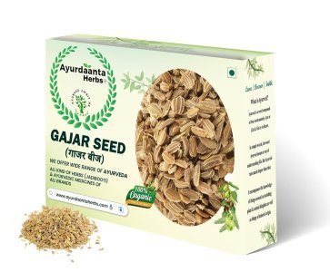 Gajar Beej (Edible) / गाजर बीज (खाने योग्य) | Carrot Seeds for Eating | Daucus Carota – Natural Herb for Digestion, Skin & Reproductive Health