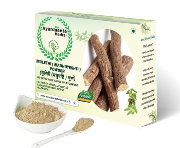 Mulethi Powder  / मुलेठी चूर्ण  | Mulethi Powder For Face, Hair, Eating (200 Grams) Skin And Body | Yashtimadhu Powder | Licorice Powder For Skin | No Preservative | No Chemicals