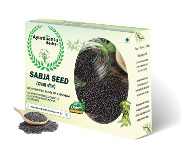 Sabja Seed / Basil Seeds | Takmuria Seeds | Tukmaria Seeds - Healthy Seeds, Superfood Fresh Nutritious Edible Seeds for Eatingfor and weight loss -| सब्जा बीज | तुख्म ए रिया | तुख्मलंगा
