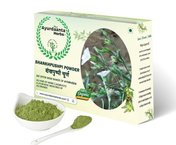Shankhpushpi Powder (Convolvulus Pluricaulis) | शंखपुष्पी चूर्ण – दिमाग, त्वचा, और इम्यूनिटी के लिए श्रेष्ठ आयुर्वेदिक हर्ब