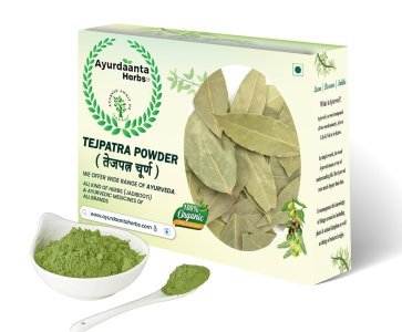 Ayurdaanta Herbs - Tej Patr Powder / तेज पत्र चूर्ण 100Gr | TEJ PATTA POWDER / तेज पत्ता चूर्ण | BAY LEAF POWDER | CINNAMOMUM TAMALA POWDER