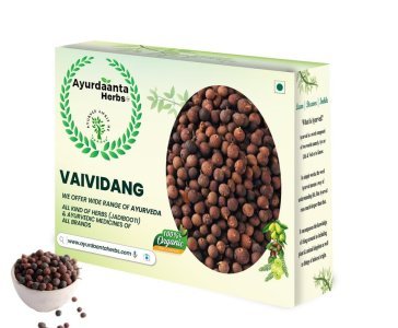 Ayurdaanta Herbs - VAIVIDANG / बायविडंग  100Gr. | VAIVIDANG SEED / बायविडंग बीज | BAI BIDANG | VIDANGA | EMBELIA RIBES | FALSE BLACK PEPPER