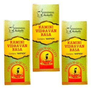 Dindayal Kamini Vidravan Rasa 10Gr X 3