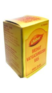 Dabur Brihat Vatgajankush Ras | डाबर बृहत्त वातगजांकुश रस | Ayurvedic Medicine for Paralysis, Joint Pain & Vata Disorders | Trusted Rasayan by Dabur | 10 Tablets |  लकवा, जोड़ों के दर्द और वात रोगों के लिए आयुर्वेदिक दवा | डाबर का विश्वसनीय रसायन