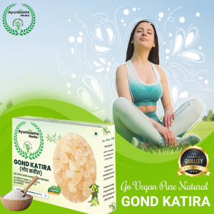 Gond Katira Pure (Edible Gum) – Tragacanth Gum with High Cooling Properties | गोंद कतीरा शुद्ध (खाद्य गोंद) – कतीरा गोंद, कतीला गोंद, करह गोंद | आयुर्वेदिक सुपरफूड