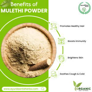 Mulethi Powder  / मुलेठी चूर्ण  | Mulethi Powder For Face, Hair, Eating (200 Grams) Skin And Body | Yashtimadhu Powder | Licorice Powder For Skin | No Preservative | No Chemicals