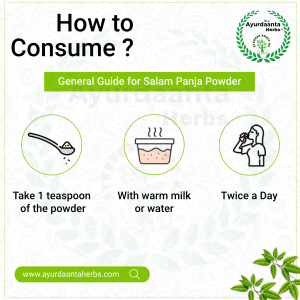 Salam Panja (Salab Punja) Powder – 100% Pure Marsh Orchid for Strength, Stamina & Vitality | सालम पंजा चूर्ण (सालब पंजा) – कमजोरी दूर करने और ऊर्जा व ताकत बढ़ाने के लिए शुद्ध आयुर्वेदिक जड़ी-बूटी, ग्रेड-1 क्वालिटी