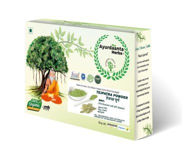 Ayurdaanta Herbs - Tej Patr Powder / तेज पत्र चूर्ण 100Gr | TEJ PATTA POWDER / तेज पत्ता चूर्ण | BAY LEAF POWDER | CINNAMOMUM TAMALA POWDER