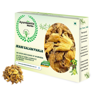 Irani Salam Panja / ईरानी सालम पंजा | Irani Salab Panja | Marsh Orchid Root – 100% Pure Grade-1 Herb for Strength, Stamina & Vitality Enhancement