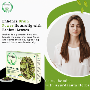 Ayurdaanta Herbs - Brahmi Leaves Dry / ब्राह्मी पत्ती (BEST PREMIUM QUALITY)