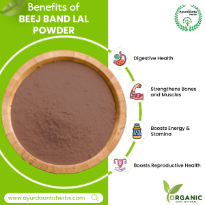 Beej Band Lal Powder | बीज़ बंद चूर्ण | Natural Antioxidant Powder for Men’s Vitality, Strength & Hormonal Balance| पुरुष एवं और हॉर्मोनल जीवन के लिए प्राकृतिक एंटीऑक्सीडेंट चूर्ण