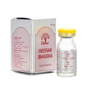 Dabur HEERAK BHASM 100MG    