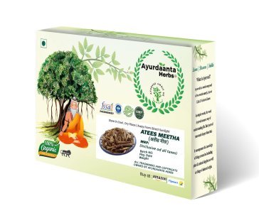 Atees Meetha | Atis Mith | Atees Mithi | Atees | ativitayam-atavisha-atisaraghni-adhividayam-Ateesh-Atish Mithi,Atiwisha-Ateesh | अतीश -अतीश मीठा-अतिबिशा By Ayurdaanta Herbs